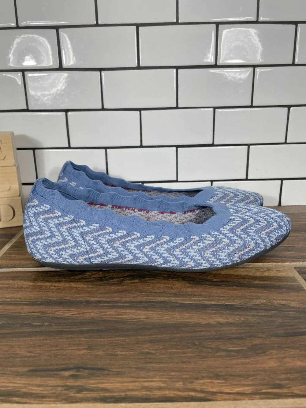 Skechers Cleo 2.0 Like Treasure Womens Size 9 Shoes Blue Comfort Ballet Flat